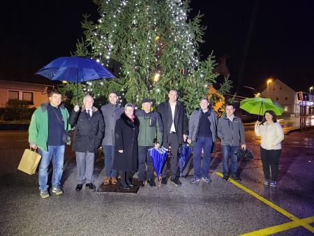 Mirna - ustanovna seja 01122022, po prizigu luck, foto EZ, Obcina Mirna